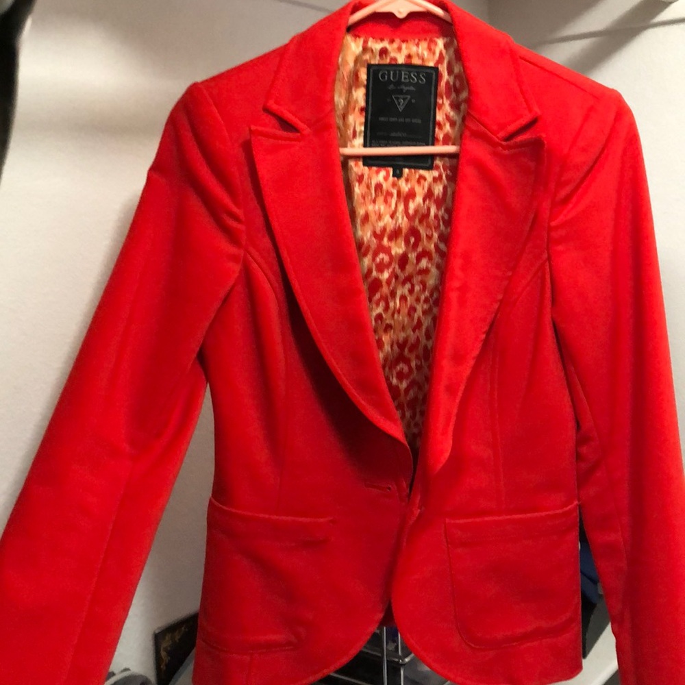 Red blazer